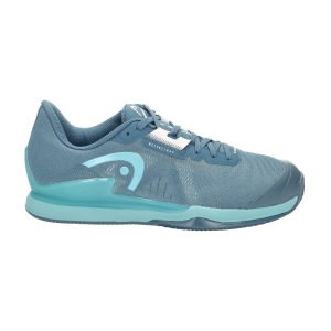 Women`s Tennis Shoes Head Sprint Pro 3.5 Clay  Bluestone/Teal 274032 BSTE