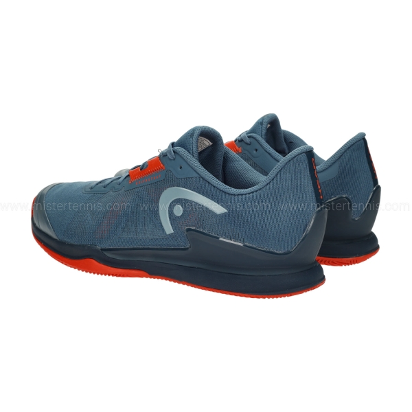 Head Sprint Pro 3.5 Clay - Bluestone/Orange