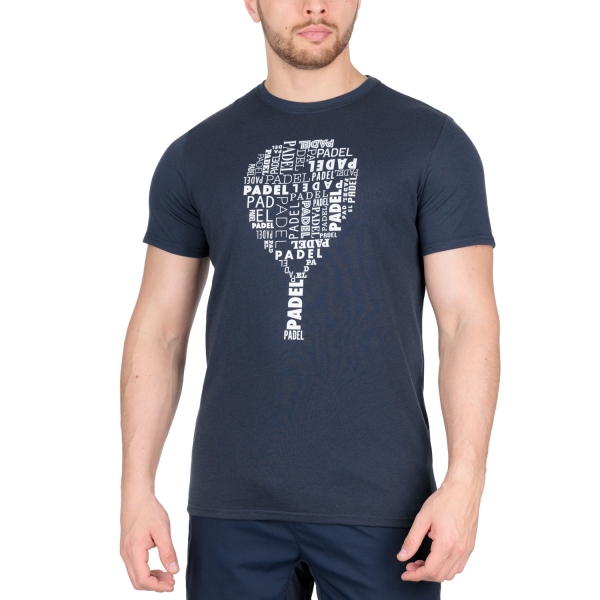 Head Typo Camiseta de Padel Hombre - Dark Blue