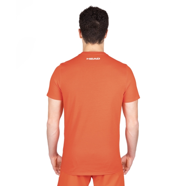 Head Typo T-Shirt - Tangerine