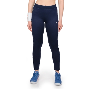 Women's Tennis Pants and Tights KSwiss Core Team Pants  Navy 194929400