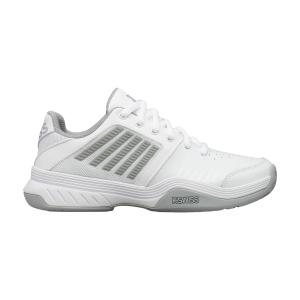 Calzado Tenis Mujer KSwiss Court Express Clay  White/High Rise Silver 96750150M