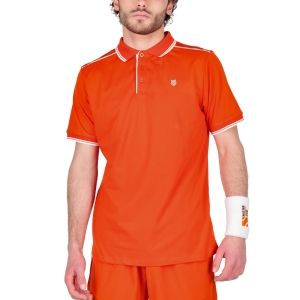 Polo Tennis Uomo KSwiss Hypercourt 4 Polo  Spicy Orange 105801849