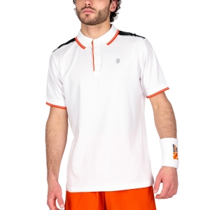 Men's Tennis Polo KSwiss Hypercourt 4 Polo  White 105801100