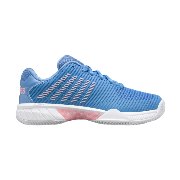 Scarpe Tennis Donna KSwiss Hypercourt Express 2 Clay  Silver/Lake Blue/White/Orchid Pink 96614454M
