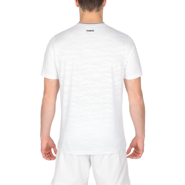 K-Swiss Hypercourt Mesh Crew T-Shirt - White