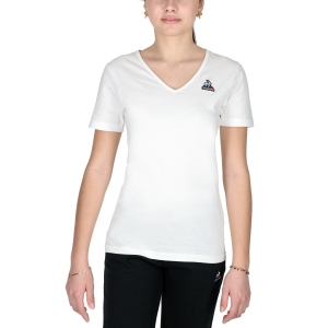 Camisetas y Polos de Tenis Mujer Le Coq Sportif Essentiels Camiseta  New Optical White 2210511