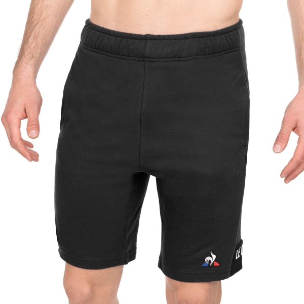 Pantaloncini Tennis Uomo Le Coq Sportif Le Coq Sportif Essentiels Bar 9in Shorts  Black  Black 2110545