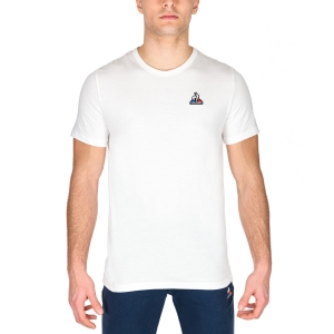 Camisetas de Tenis Hombre Le Coq Sportif Corner Essentiels Camiseta  New Optical White 2120202