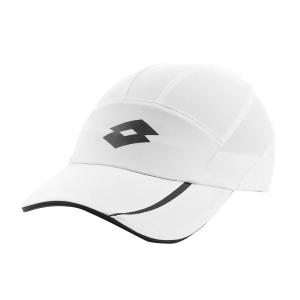 Tennis Hats and Visors Lotto Ace III Cap Woman  Bright White/All Black L546721CY