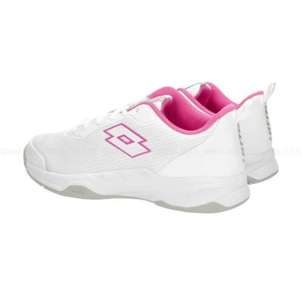 Lotto Mirage 600 All Round - All White/Wild Orchid