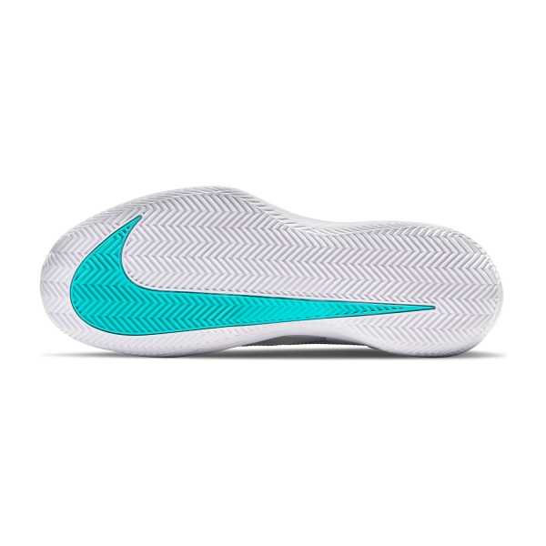Nike Court Air Zoom Vapor Pro Clay - White/Dynamic Turquoise/Light Bone