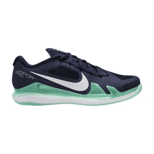 Calzado Tenis Mujer Nike Court Air Zoom Vapor Pro HC  Obsidian/White/Mint Foam CZ0222410