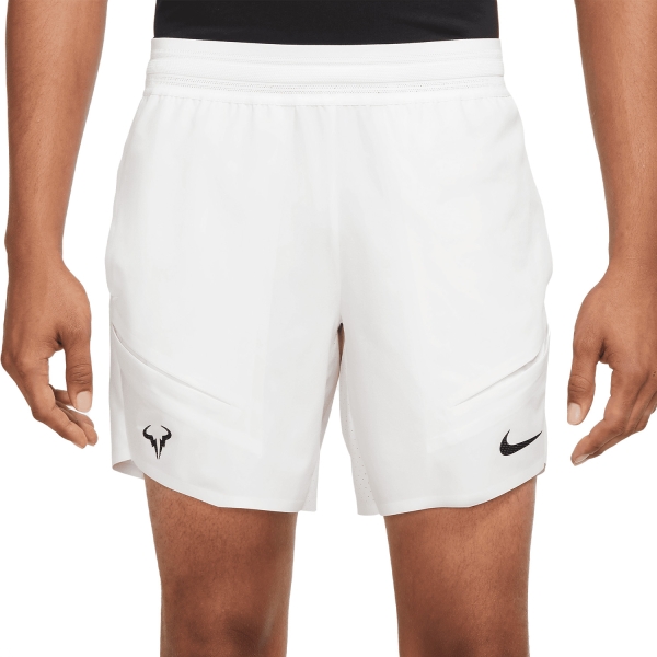 Men's Tennis Shorts Nike Court DriFIT ADV Rafa 7in Shorts  White/Black DD8543100