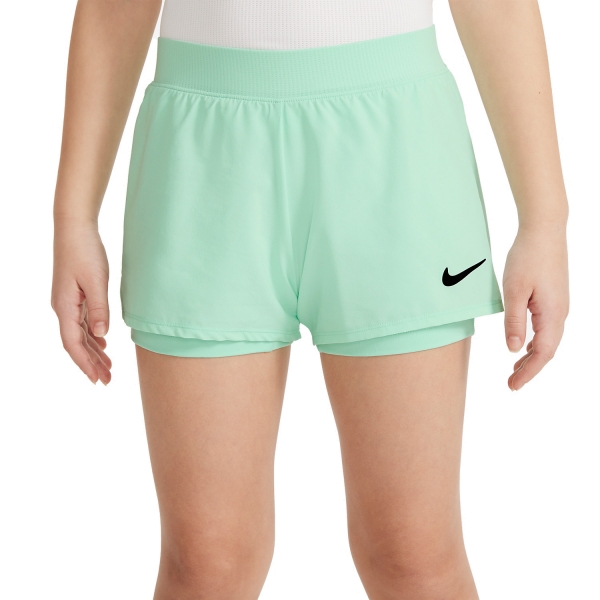 Shorts and Skirts Girl Nike Court DriFIT Victory 3in Shorts Girl  Mint Foam/Black DB5612379