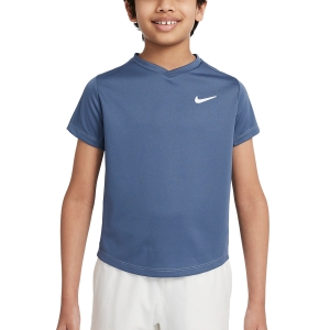 Tennis Polo and Shirts Boy Nike Court DriFIT Victory TShirt Boy  Ashen Slate/White CV7565493
