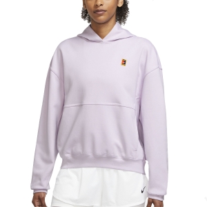 Women's Tennis Shirts and Hoodies Nike Court Heritage Hoodie  Doll/White DC3580530