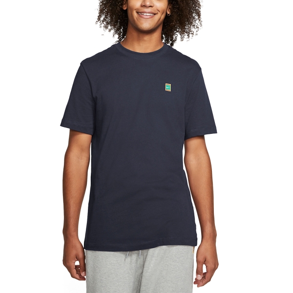 Men's Tennis Shirts Nike Court TShirt  Obsidian/Washed Teal BV5809453