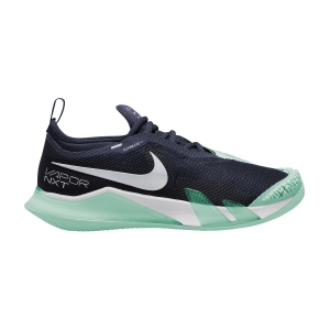 Calzado Tenis Mujer Nike Court React Vapor NXT Clay  Obsidian/White/Mint Foam CV0746410