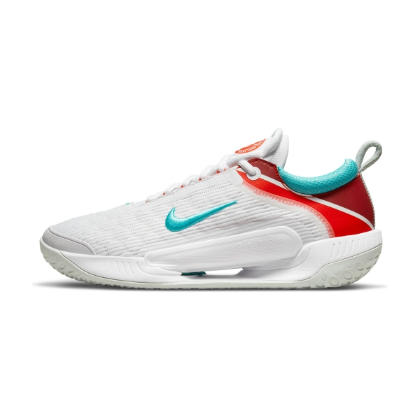 Nike Court Zoom NXT HC Men s Tennis Shoes White Washed Teal