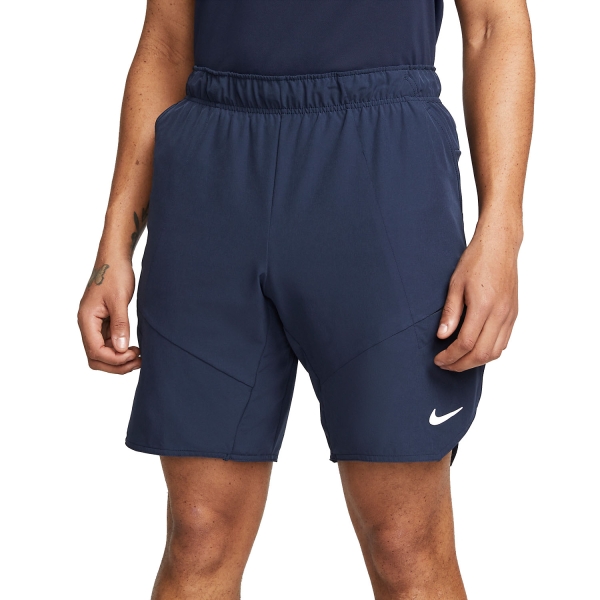Nike Dri FIT Advantage 9in Men s Tennis Shorts Obsidian White