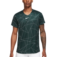 Nike Dri-FIT Advantage Geometric Maglietta - Pro Green/White