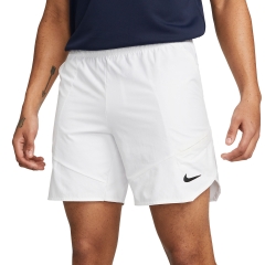 Nike Dri-FIT Advantage 7in Shorts - White/Black