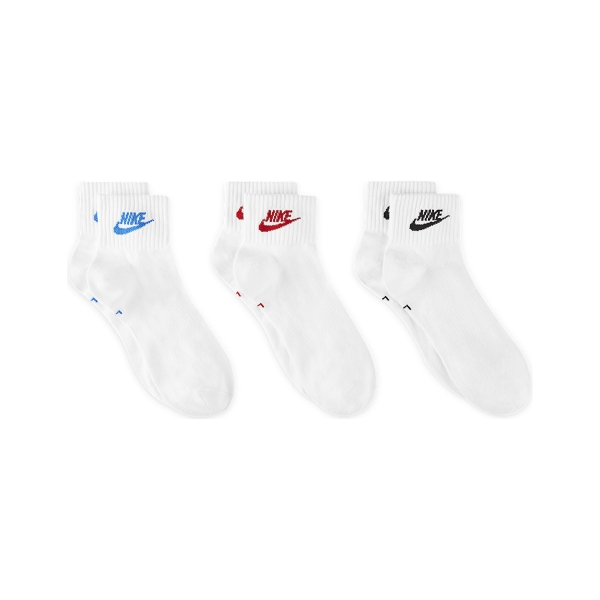 Nike Essential x 3 Socks - Multi Color