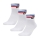 Nike Everyday Essential Swoosh x 3 Calze - White/Black/Game Royal/University Red