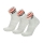 Nike Everyday Essential Swoosh x 3 Calze - Grey Heather/Black/White/Orange