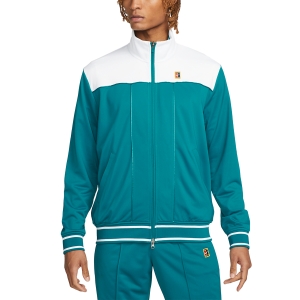 Men's Tennis Jackets Nike Heritage Jacket  Bright Spruce/White DC0620367