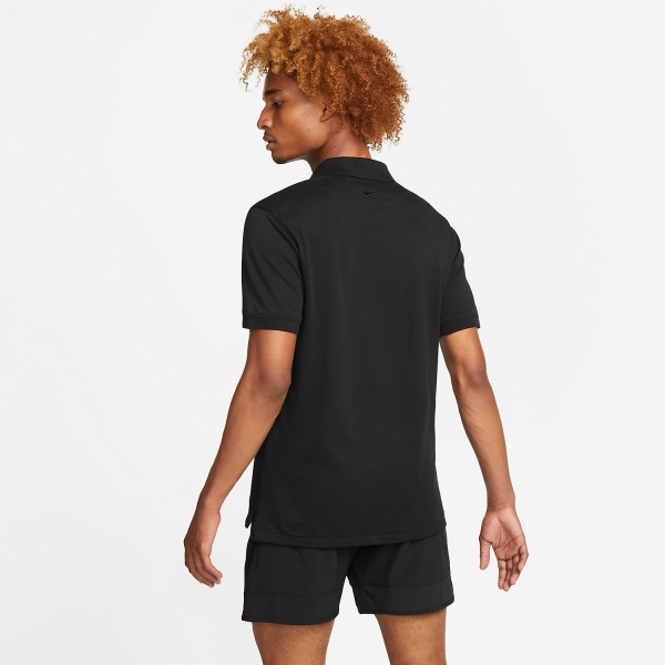 Nike Rafa Logo Men's Tennis Polo - Black/White