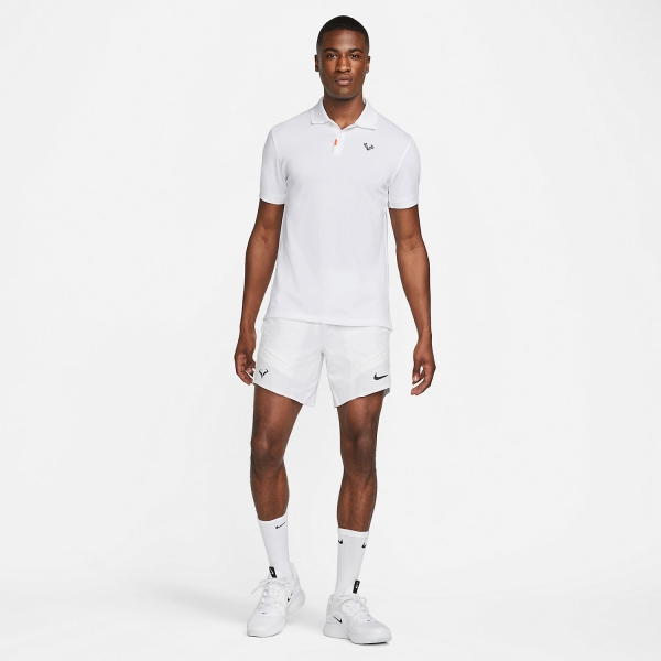 Nike Rafa Logo Polo - White/Black