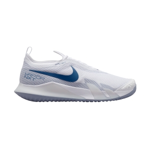 Men`s Tennis Shoes Nike React Vapor NXT HC  White/Mystic Navy/Ashen Slate/Volt CV0724111