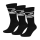 Nike Sportswear Everyday Essential x 3 Socks - Black/White