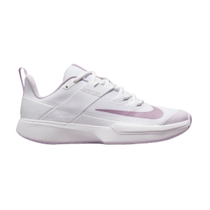 Women`s Tennis Shoes Nike Court Vapor Lite HC  White/Amethyst Wave/Doll DC3431116