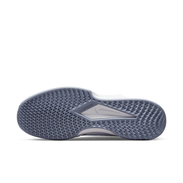 Nike Court Vapor Lite HC Men's Tennis Shoes - White/Mystic Navy