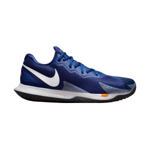 Men`s Tennis Shoes Nike Air Zoom Vapor Cage 4 Rafa HC  Deep Royal Blue/White/Magma/Orange DD1579418