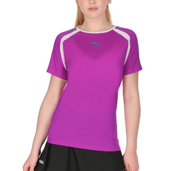 Women`s Tennis T-Shirts and Polos Puma teamLIGA TShirt  Deep Orchid Porcelain 93143511