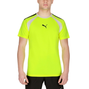 Men's Tennis Shirts Puma teamLIGA TShirt  Yellow Alert/Black 93143312