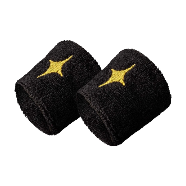 StarVie Logo Small Wristbands - Black/Golden Star