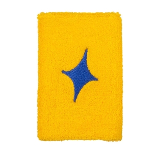 Muñequeras Tenis StarVie Logo Munequera Larga  Yellow/Blue Star MY21X1