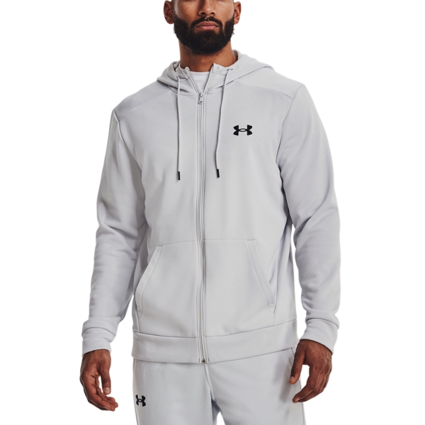 Under Armour Logo Sudadera de Tenis Hombre - Halo Gray/Black