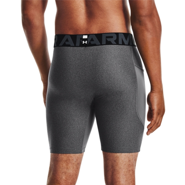 Under Armour HeatGear Short Tights - Carbon Heather/Black