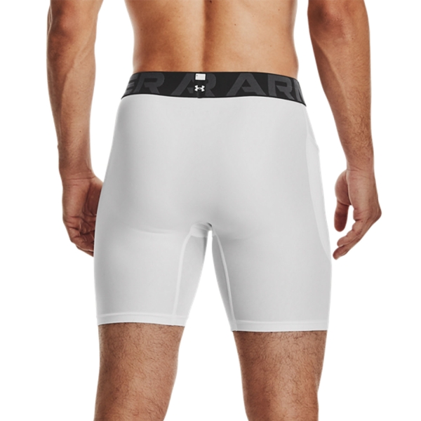 Under Armour HeatGear Short Tights - White/Black