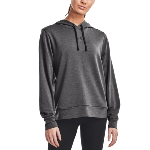 Women's Tennis Shirts and Hoodies Under Armour Rival Terry Hoodie  Jet Gray/Mod Gray/Black 13698550010