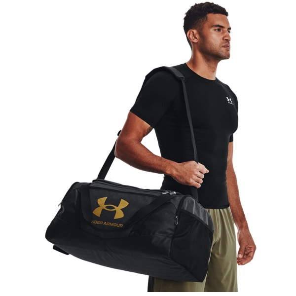 Under Armour Undeniable 5.0 Bolso Mediano - Black/Metallic Gold