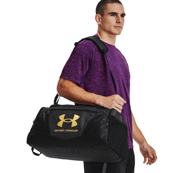 Under Armour Undeniable 5.0 Bolso Pequeño - Black/Metallic Gold