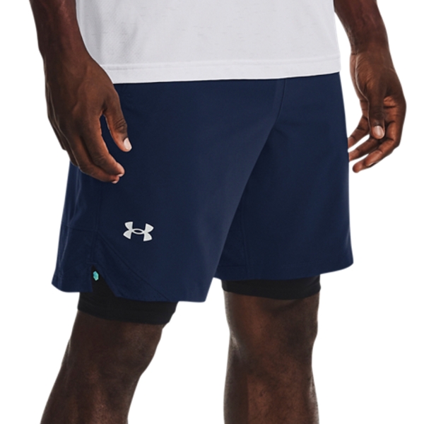 Men's Tennis Shorts Under Armour Vanish Woven 8in Shorts  Academy/Mod Gray 13703820408