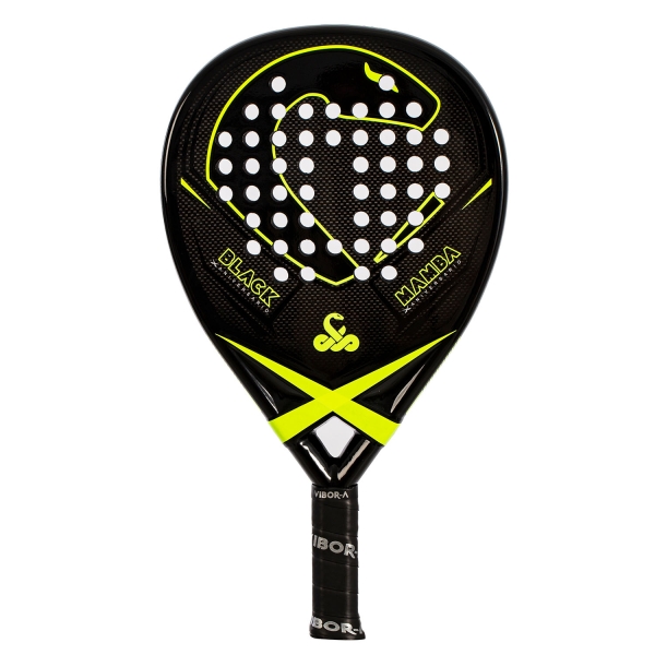 Vibor-A Aniversario Padel Racket ViborA Black Mamba Aniversario Padel  Black/Yellow 0013839